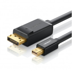 Видеокабель-адаптер | Mini-DisplayPort (DP) на DisplayPort (DP) | UGREEN MD105 | 1.5 метра